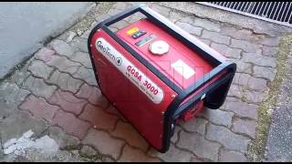 Dimostrazione funzionamento generatore di corrente 25 kW a benzina GeoTech GGSA3000 [upl. by Nuawed]