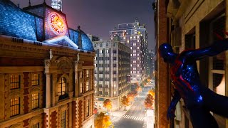 SpiderMan  Sanctum Sanctorum Ambiance city night sounds traffic light rain [upl. by Kutchins]