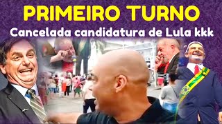 LULA VAI GANHAR NO PRIMEIRO TURNO ONTEM MANIFESTAÇÃO NA PRAÇA NOVA IGUAÇU [upl. by Ulita]