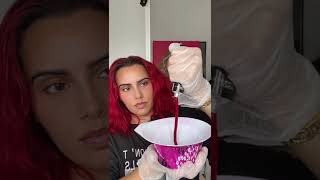 How to dye your hair red WITHOUT BLEACHING first [upl. by Eznyl]