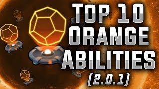 Top 10 Orange Abilities Updated 201  MARVEL Strike Force  ft ValleyFlyin [upl. by Behka]