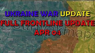 Ukraine Conflict 20240404 Full Frontline Update [upl. by Somisareg]