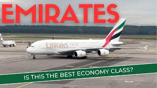 Flying Emirates Economy on an A380  What to Expect [upl. by Kreis424]