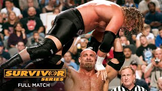 FULL MATCH  Goldberg vs Triple H  World Heavyweight Title Match Survivor Series 2003 [upl. by Elrak]