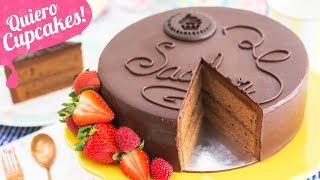 TARTA SACHER  LA RECETA PERFECTA  Quiero Cupcakes [upl. by Berl]