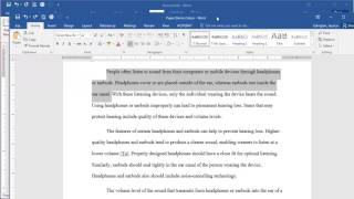 Microsoft Word 2016  First Line Indent [upl. by Ysteb]