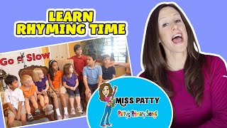 Learn to Read Rhyming Time Song for Children Kids and Toddlers by Patty Shukla [upl. by Anaela]