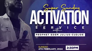 ACTIVATION SERVICE WITH GODS SERVANT PROPHET EDEM JULIUSCUDJOE [upl. by Anyk296]