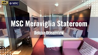 MSC Meraviglia Cruise Ship Room Tour  Oceanview Stateroom 5107 meraviglia msc [upl. by Eniladam171]