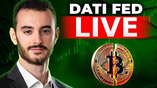 LIVE TASSI FED 🚨 CI SIAMO Attenzione a BITCOIN [upl. by Boff]