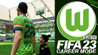 CAN WE SECURE TOP 4  FIFA 23 WOLFSBURG CAREER MODE S2E11 [upl. by Annawek]