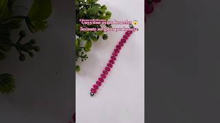 Handmade Bracelet  How to Make Bracelet at Home  Beaded Bracelet shorts Dreamcraftwithnimra [upl. by Isied]