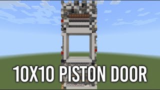 The End10x10 Piston Door in MCBE [upl. by Anana]