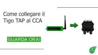 Come collegare il Tigo TAP al CCA Italiano [upl. by Walls]