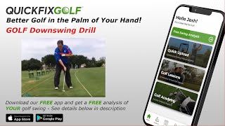 Golf Downswing Drill [upl. by Jordanna359]