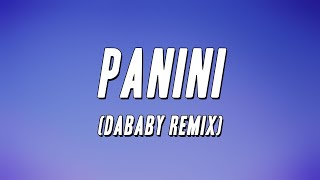 Lil Nas X amp DaBaby  Panini DaBaby Remix Lyrics [upl. by Akerahs]