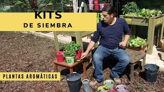 Kits para la siembra de plantas aromáticas  Decogarden  Jardinatis [upl. by Aihselef]