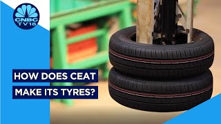 How Does Ceat Make Its Tyres Ceat Tyres Manufacturing Plants In India  cnbctv18digital [upl. by Aroled]