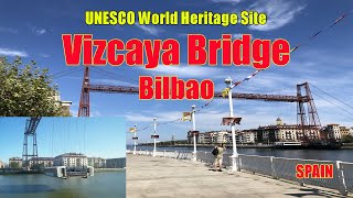 The Vizcaya Bridge in Bilbao  “Soaring Through Time The Architectural Marvel of The Vizcaya Bridge [upl. by Etteve107]