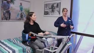 Aged Care students get hands on with Manual Handling class [upl. by Odnumde]