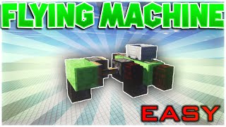 2Way Controllable Flying Machine Easy  Minecraft Tutorial [upl. by Wilfrid891]