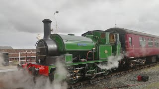 Hudswell Clarke amp Co No 1208 at the Lincolnshire Wolds Railway 29082022 [upl. by Leagiba116]