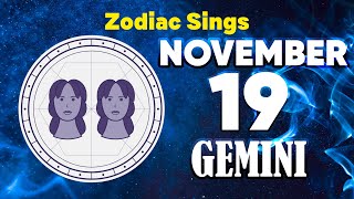 🙏 THE UNIVERSE SAW YOUR EFFORTS 🤑 tarot Gemini ♊ Horoscope for today november 19 2023 🔮 horoscope [upl. by Htilil]