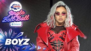 Jesy Nelson  Boyz Live at Capitals Jingle Bell Ball 2021  Capital [upl. by Grae]