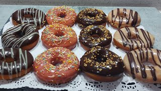 🍩🍩 DONUTS CASEROS 🍩🍩 ¡¡¡IRRESISTIBLES [upl. by Nessnaj]