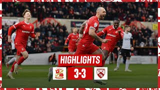 Extended Highlights Swindon Town vs Morecambe [upl. by Meade]