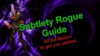 PvP Subtlety Rogue Basics 548 Talents Glyphs Stat Priority and more [upl. by Zebulon]