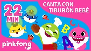 Las Mejores Canciones de Canta con Tiburón Bebé 2018  Recopilación  Pinkfong Canciones Infantiles [upl. by Schach]