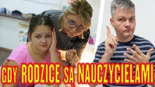 CO ROBIĄ RODZICE GDY SĄ NAUCZYCIELAMI ❓ SZKOŁA 😨 [upl. by Esinyt479]