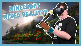 MINECRAFT IN MIXED REALITY WITH SHADERS [upl. by Suoivatnom997]