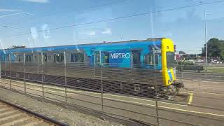 Melbourne Australia Craigieburn station train ride to Broadmeadows station Walk through [upl. by Swayder]