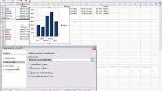 OpenOffice Calc Diagramm erstellen [upl. by Mar]