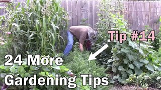 24 More Gardening Tips That Any Gardener Can Use  Beginner Or Experienced [upl. by Colner]