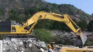 Komatsu hydraulic excavator PC850 [upl. by Akiam]