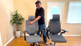 FlexiSpot OC6 Ergonomic Chair w Comparison to Steelcase Gesture [upl. by Elwina]