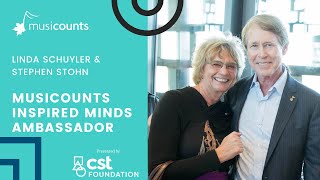 2019 MusiCounts Inspired Minds Ambassadors  Linda Schuyler amp Stephen Stohn [upl. by Rapsag]