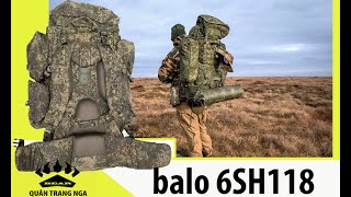 6SH118 ratnik backpack Balo lính Nga mẫu 6SH118 [upl. by Nwahser]