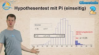 Hypothesentest über Anteilswert pi  Einseitiger Signifikanztest GTR  Übung 2 [upl. by Micco726]