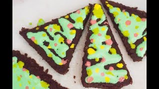 KETO CHRISTMAS BROWNIES WITH ROYAL ICING [upl. by Gabriella884]