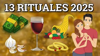 13 Rituales para Año Nuevo  Rituales para atraer el amor el dinero y la abundancia año nuevo 2025 [upl. by Atinar]