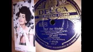 Lys Assia singt Lied der Köchin  aus der Operette quotDer schwarze Hechtquot Aufn um 1950 [upl. by Rednijar]