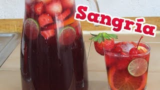 Deliciosa Sangria Hecha en Casa  Una Bebida Dulce y Refrescante [upl. by Tien]