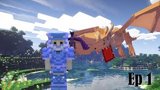 Noob Joins a Minecraft Server with Dragons  PandAce SMP Ep 1 [upl. by Eeruhs]