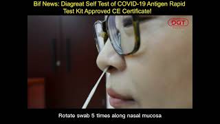 2019nCoV Antigen Test Kit Operation For Self Test [upl. by Olivia]