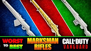 Vanguard Marksman Rifles Ranked WORST to BEST [upl. by Hershell]