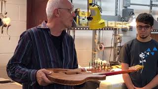 Guitar build with Paul Reed Smith  Grain Filler [upl. by Ellebanna]